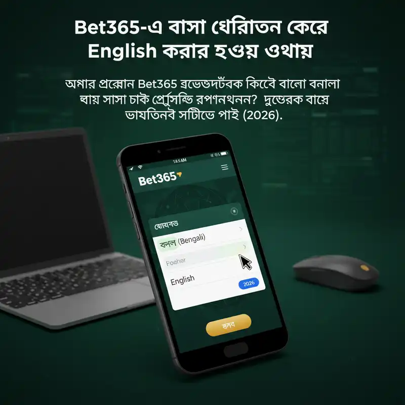 How to change Bet365 language to English guide 2026